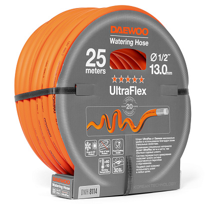 Шланг 1/2" (13мм) - 25м DAEWOO UltraFlex DWH 8114